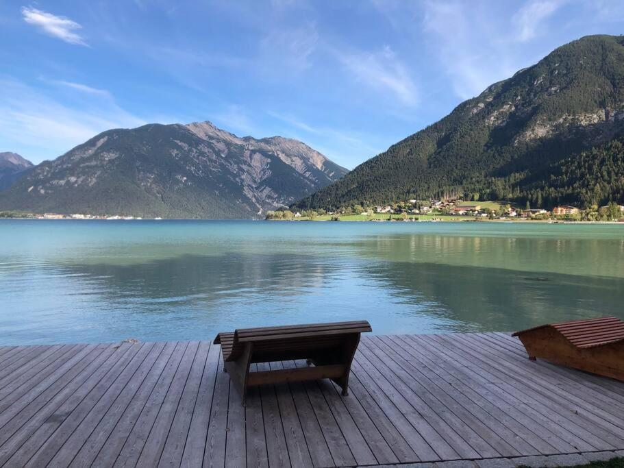 Urban Mountain Chalet With Lake View Maurach  Eksteriør billede